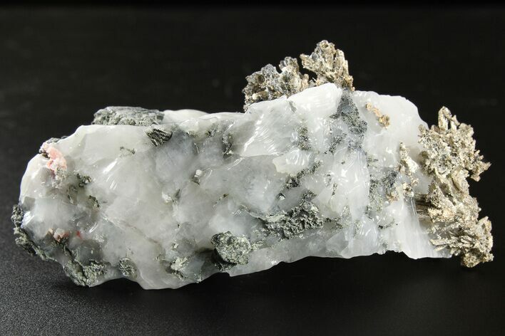 Native Silver in Calcite - Morocco #266085